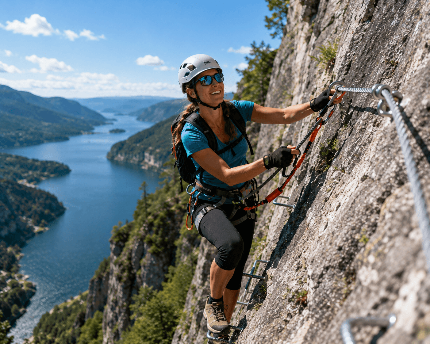 Parc Aventures Cap Jaseux / Via ferrata au Saguenay