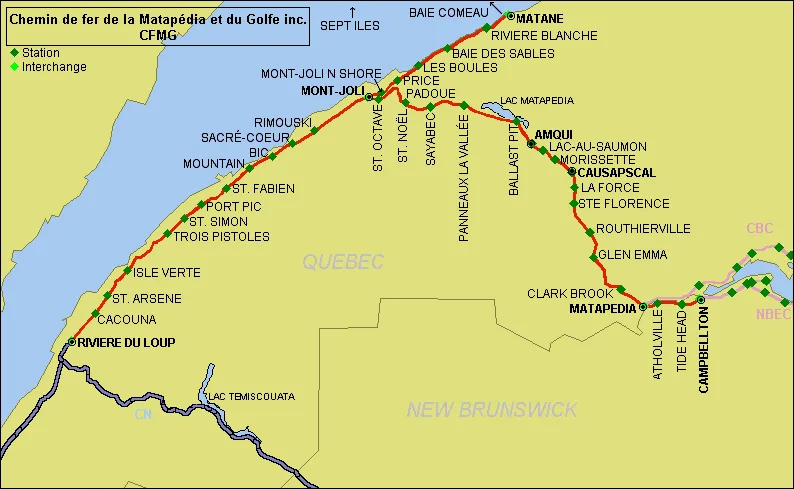 Mont-Joli and the Matapédia Valley