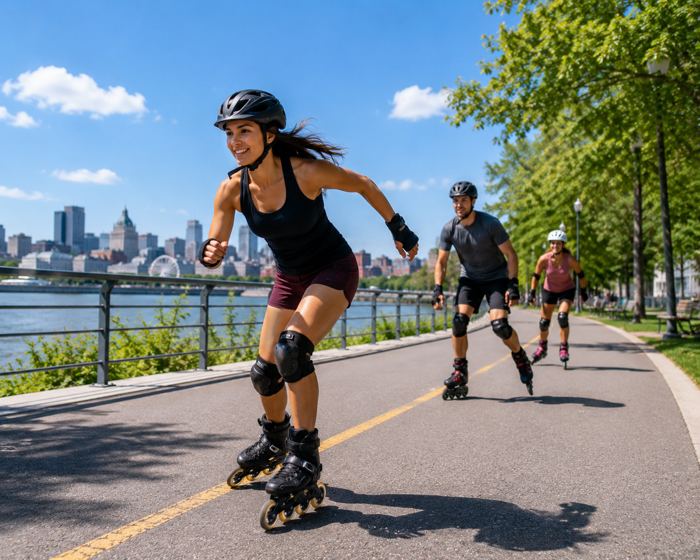 Patinage à roues alignées